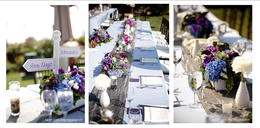 Rancho Del Cielo Wedding Reception Tables